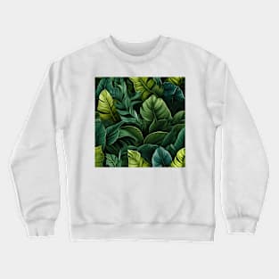 Green Leaves Pattern 26 Crewneck Sweatshirt